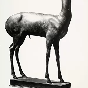 Bronze gazelle from Herculaneum, at the National Archaeological Museum in Naples