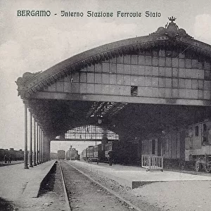 Interior of Bergamo station