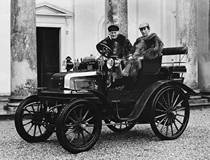 1899 Daimler with Lord Montagu and Prince Charles (1970)