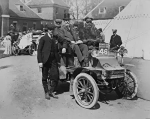 1900 1000 mile trial. Mayor of Reading on a Georges Richard Car