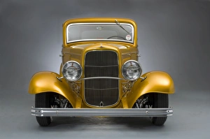 Gold Prints: 1932 Ford Model B Custom Car