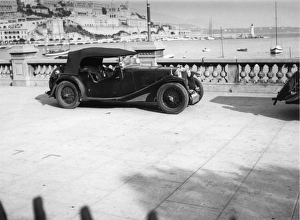 Classic Car Prints: 1933 MG Magnette K1 4str Monte Carlo 1934
