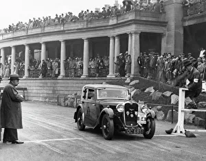 1934 Singer 9 Sports coupe. Blackpool rally. BRU3818 1934 Singer 9 Sports coupe. Blackpool rally. BRU3818