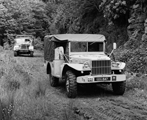 American Car Prints: 1943 Dodge 4x4 military weapons carrier