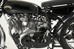 Images Dated 2014 February: 1955 Vincent Black Shadow D series
