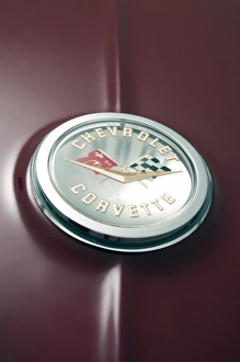 1961 Chevrolet Corvette C1 Convertible badge 1961 Chevrolet Corvette C1 Convertible badge