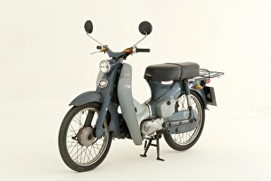 Motor Bike Prints: 1964 Honda C50 Scooter-1