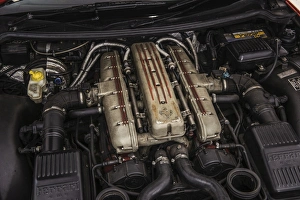 Supercar Prints: 2000 Ferrari F550 Maranello engine