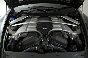 Supercar Prints: 2005 Aston Martin DB9 engine