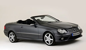 Convertible Prints: 2009 Mercedes Benz CLK Cabriolet