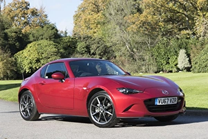 Prints of GENERAL SPECIFICATIONS FOR THIS CAR VU67 VZR Model name All-New Mazda MX-5 RF 160ps Sport Nav Standard car price (on-the-road) £ 25 : 2017 Mazda MX-5 RF