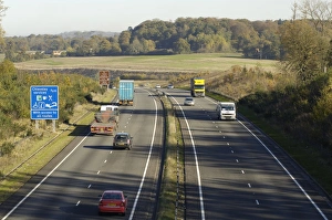 Driving Prints: A34 South of Chievely Services 2005