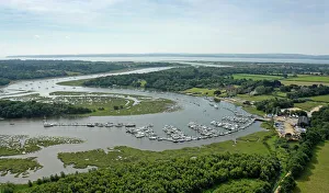 Aerial View ot the Beaulieu river