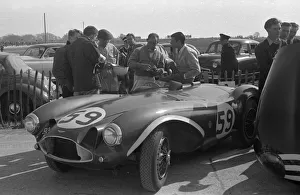 : Aston Martin DB3S Stirling Moss, Goodwood International Sports car race 2. 4. 1956