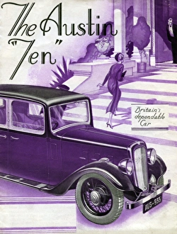 Latest Image Prints: Austin Ten brochure 1934