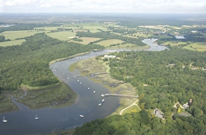 Aerial View ot the Beaulieu river