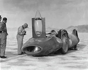Bluebird CN7 after crash Utah, USA 1960