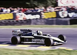 Formula One Prints: Brabham BT52, Ricardo Patrese. 1983 GP of Europe Brands Hatch, 25 / 9 / 1983