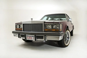 American Car Prints: Cadillac Seville 1976, The last car owned by Elvis Presley