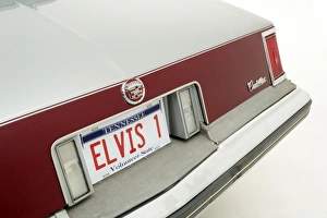 American Car Prints: Cadillac Seville 1976, The last car owned by Elvis Presley