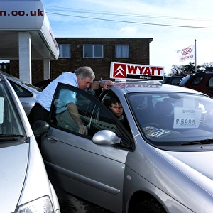 Images Dated 2011: A car salesman