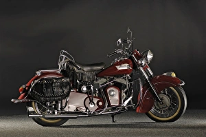 Motor Bike Prints: Crocker big tank V twin 1937