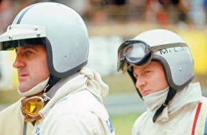 Formula One Prints: Denny Hulme and Bruce McLaren, racing drivers