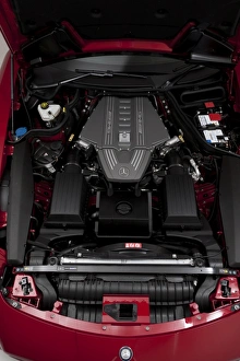 E01180 Mercedes Benz AMG SLS 6. 3 2011 Gullwing engine