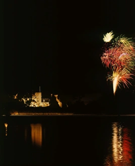 Images Dated 2010: Fireworks at Palace House, Beaulieu