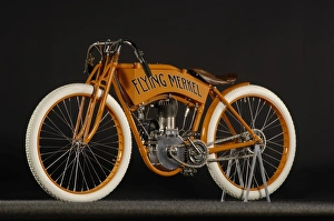 Vintage Motorbike Prints: Flying Merkel 1911