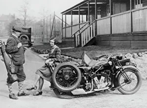 Golfers with 1939 AJS
