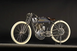 Vintage Motorbike Prints: Harley Davidson