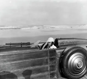 Henry Segrave in Golden Arrow, Daytona 1929