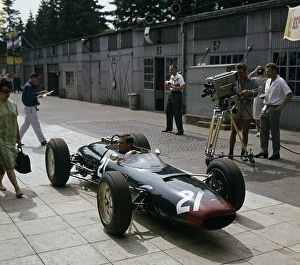 Latest Image Prints: Lola Coventry Climax Chris Amon 1963 German GP