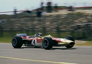 : Lotus 49 Gold Leaf, Jackie Oliver. 1968 Dutch Grand Prix
