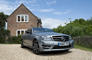 Images Dated 2013: Mercedes Benz C-class 250 Cdi Coupe AMG Sport