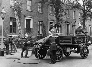 Merryweather electric fire engine
