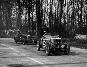 MG Magnette leads Frazer Nash at Donington
