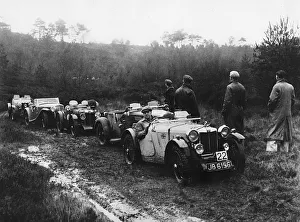 MG PA 1935, MG C type (3rd car). Reg. JB 6156