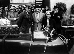Images Dated 2013: Mille Miglia 1934 MG Magnette Eddie Hall (middle)