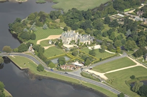 Palace House Beaulieu from the air