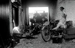 Preparation for the 1924 Isle of Man Amateur TT