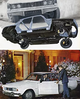 Rover P6 advertising artwork