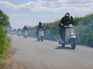 Scooters on a run