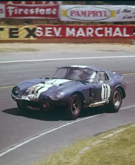 Sears and Thompson in the AC Ford Cobra Daytona, 1965 Le mans