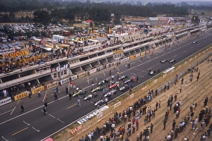 Racing Prints: Starting Grid of the 1967 French Grand Prix at Le Mans