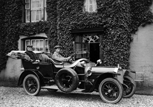 Wolseley 24-30hp with Turner the chauffeur 1914 Wolseley 24-30hp with Turner the chauffeur 1914