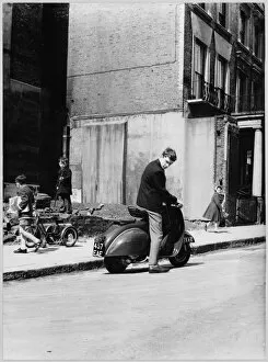 Man on Scooter / 1961